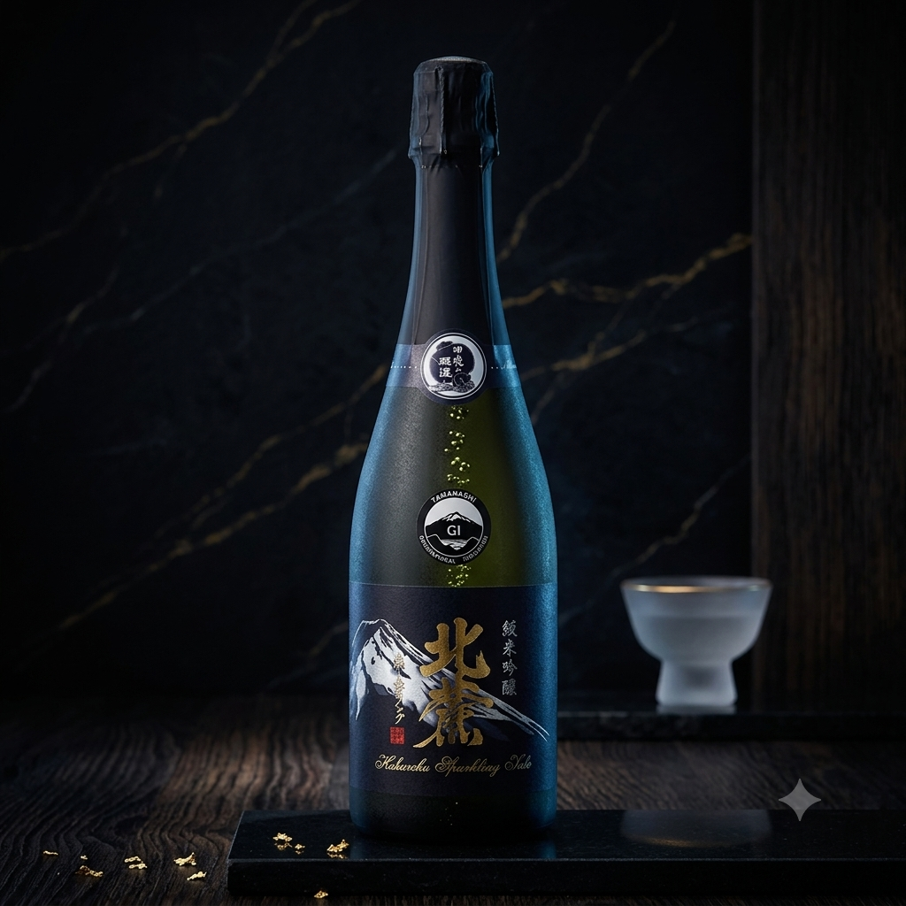 甲斐の開運｜山梨GI認定｜北麓 純米吟釀有汽清酒 720ml
